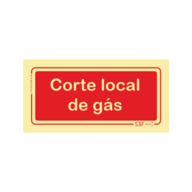 Sinal de Corte Local de Gás