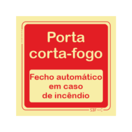 Sinal de Porta Corta-Fogo -...