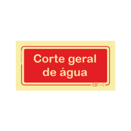 Sinal Corte Geral de Água