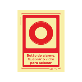 Sinal Botão de Alarme,...