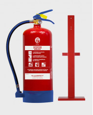 [PACK] Extintor de Água + Aditivo AFFF - 6Lt (27A 144B) + Base de Chão