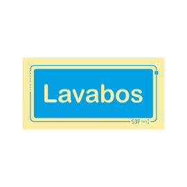 Sinal de Informação de Lavabos
