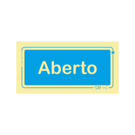 Sinal de Informação - Aberto