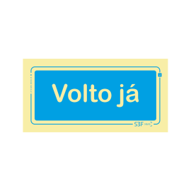 Sinal de Informação - Volto Já
