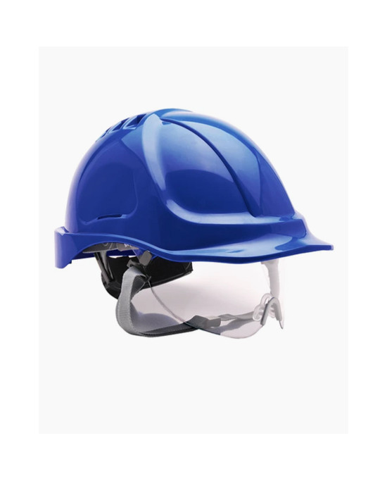 ◍ [PW54] Capacete de Trabalho com Viseira PW54