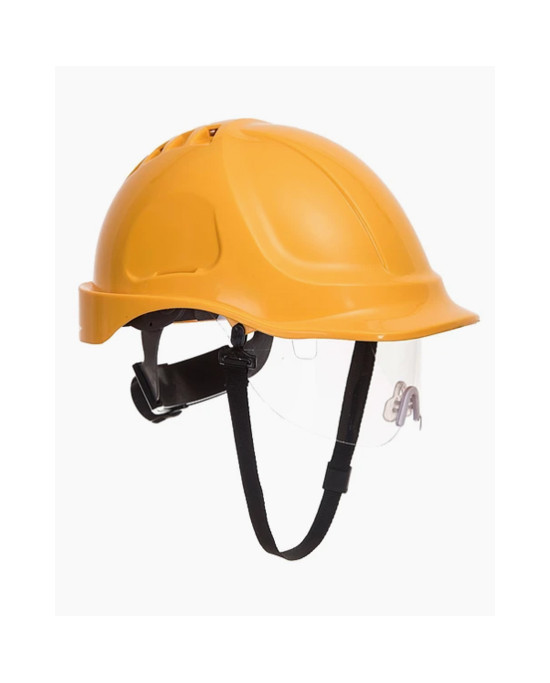 ◍ [PW54] Capacete de Trabalho com Viseira PW54