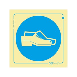 Sinal Obrigação - Calçado...