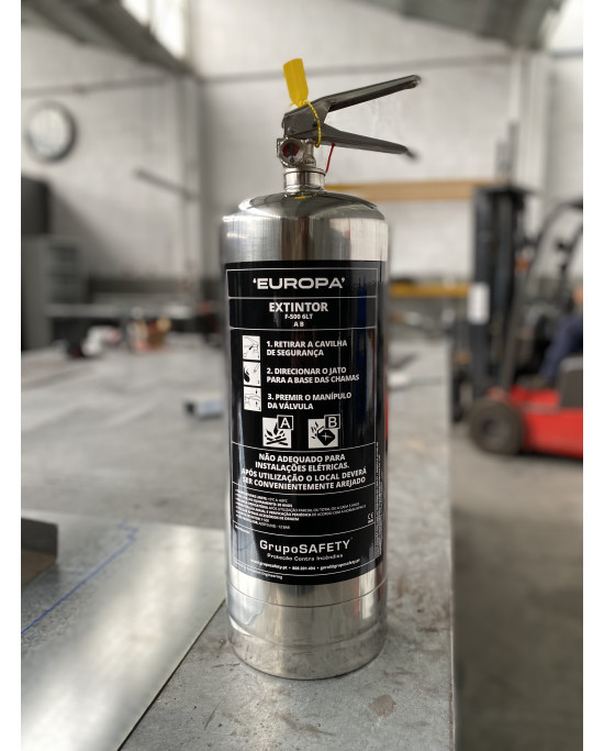 Extintor para Baterias de Lítio - 6 Litros (F500)
