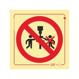 Sinal Proibição - Trabalhar...