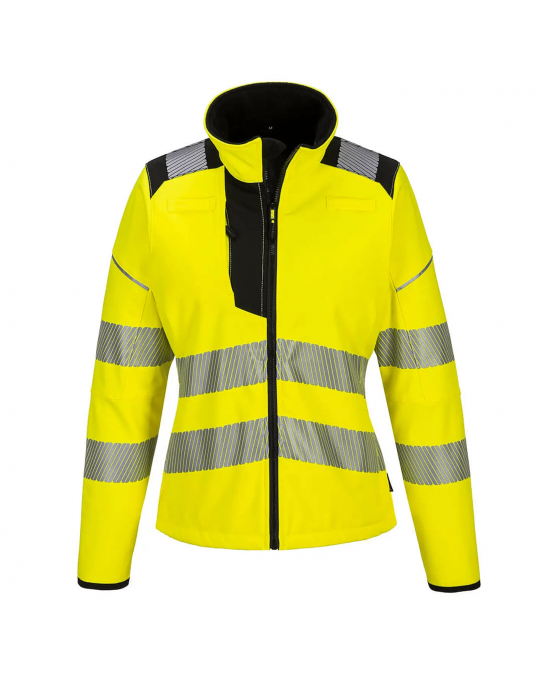 [PW381YBR] Casaco Alta-Visibilidade Mulher Softshell
