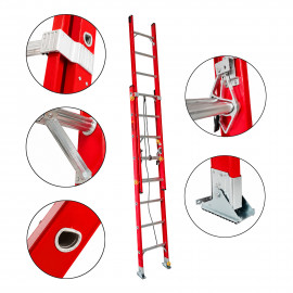 Escada Extensível em Fibra...