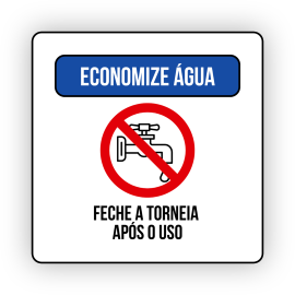 Sinal Autocolante "Feche a...
