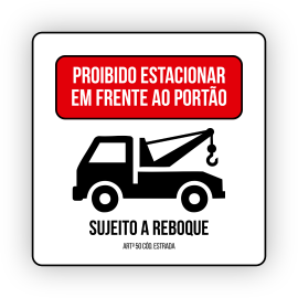 Sinal Autocolante "Proibido...