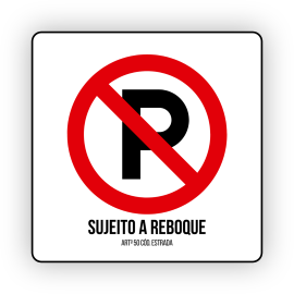 Sinal Autocolante "Proibido...