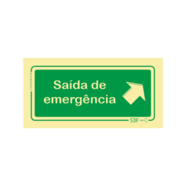 Sinal Emergência - Saída à...