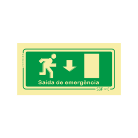 Sinal Emergência - Saída...