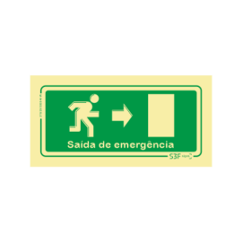 Sinal Emergência - Saída à...
