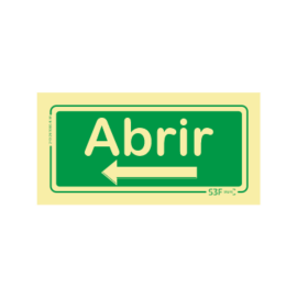 Sinal Emergência - Abrir à...