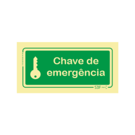 Sinal Emergência - Chave de...