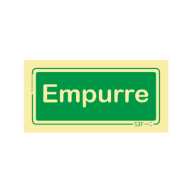 Sinal Emergência - Empurre