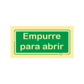 Sinal Emergência - Empurre...