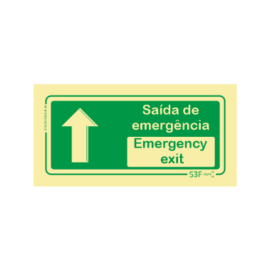 Sinal Emergência - Saída /...