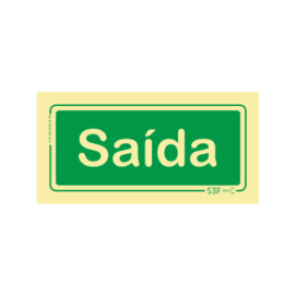 Sinal Emergência - Saída