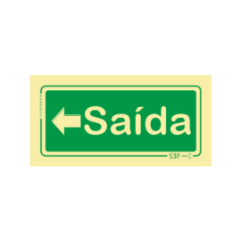 Sinal Emergência - Saída...