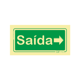 Sinal Emergência - Saída...