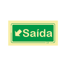 Sinal Emergência - Saída...