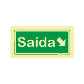 Sinal Emergência - Saída...