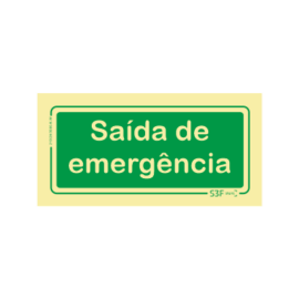 Sinal Saída de Emergência