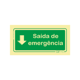 Sinal Saída de Emergência...