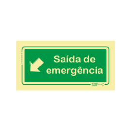 Sinal Saída de Emergência...