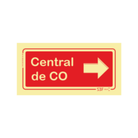 Sinal de Central de CO com...