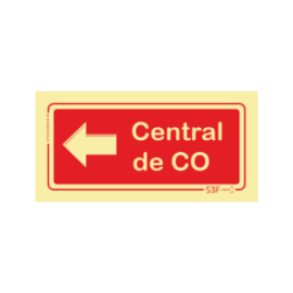 Sinal de Central de CO com...