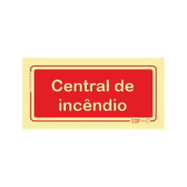 Sinal de Central de Incêndio