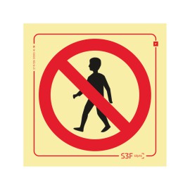 Sinal Proibição - Passagem...