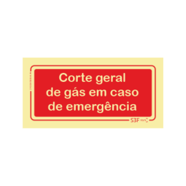 Sinal de Corte Geral de Gás...