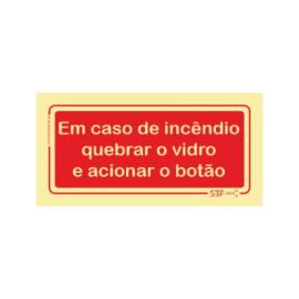 Sinal de Em Caso de...