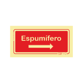 Sinal de Espumífero com...