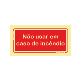 Sinal de Não Usar em Caso...
