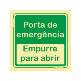 Sinal de Emergência - Porta...