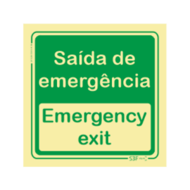Sinal de Emergência - Saída...