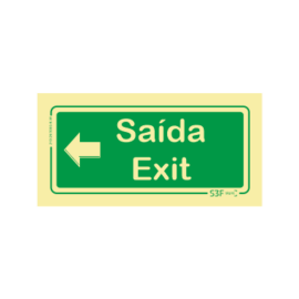 Sinal de Emergência - Saída...