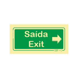 Sinal de Emergência - Saída...