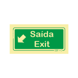 Sinal de Emergência - Saída...
