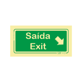 Sinal de Emergência - Saída...