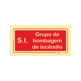 Sinal de Grupo de Bombagem...