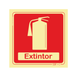 Sinal de Extintor (escrito)
